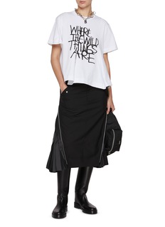 SACAI | Where The Wild Things Are Cotton T-Shirt | Women