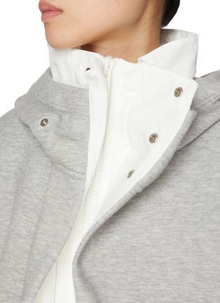  - SACAI - Hybrid Layered Sponge Sweat Hoodie