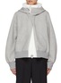 Main View - Click To Enlarge - SACAI - Hybrid Layered Sponge Sweat Hoodie
