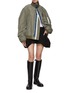 Figure View - Click To Enlarge - SACAI - Double Faced Silk Cotton Shorts