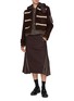 Figure View - Click To Enlarge - SACAI - Toggle Front Wool Blouson Jacket