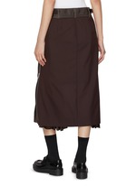 SACAI | Hybrid Suiting Midi Skirt | Women | Lane Crawford