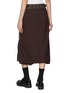 Back View - Click To Enlarge - SACAI - Hybrid Suiting Midi Skirt