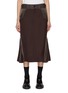 Main View - Click To Enlarge - SACAI - Hybrid Suiting Midi Skirt