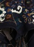  - SACAI - Floral Jacquard Draped Wool Knit Top
