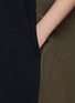  - SACAI - Hybrid Cotton T-Shirt Dress