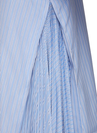  - SACAI - Striped Cotton Poplin Dress
