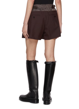 Back View - Click To Enlarge - SACAI - Elasticated Suiting Shorts
