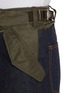  - SACAI - Hybrid Contrast Waistband Dark Wash Jeans