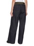 Back View - Click To Enlarge - SACAI - Hybrid Contrast Waistband Dark Wash Jeans