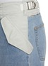  - SACAI - Hybrid Contrast Waistband Light Wash Jeans