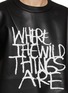  - SACAI - Where The Wild Things Are Faux Leather T-Shirt Dress