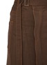  - SACAI - Pleated Dark Wash Midi Skirt
