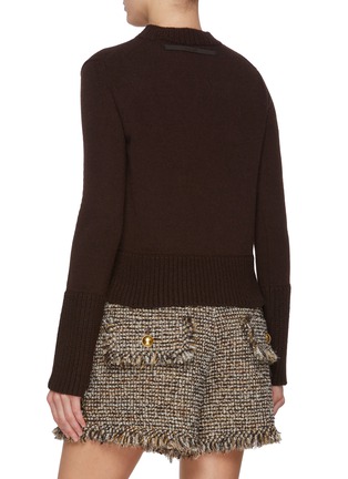 Back View - Click To Enlarge - SACAI - Wool Knit Sweater