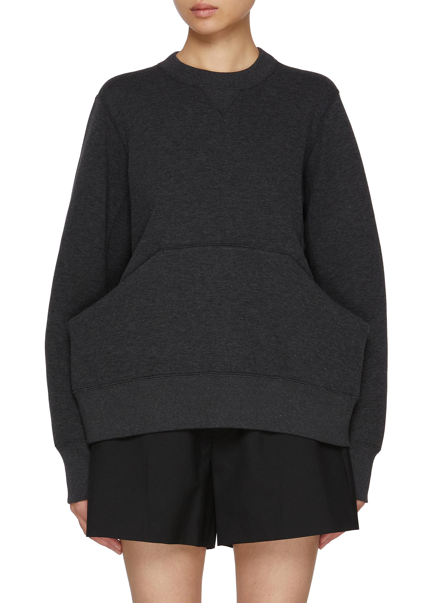 SACAI | Exaggerated Pocket Sponge Sweat Sweatshirt | Women | Lane