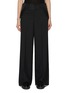 Main View - Click To Enlarge - SACAI - Buckled Side Flap Pocket Suiting Mix Pants