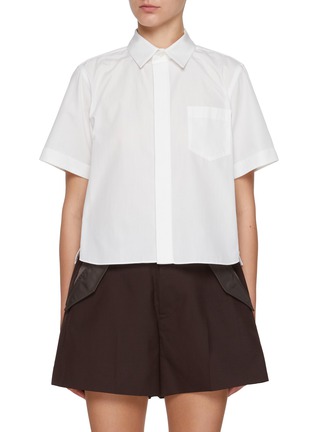 Main View - Click To Enlarge - SACAI - Poplin Shirt