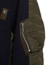  - SACAI - Hybrid Sponge Sweat Zip Up Hoodie