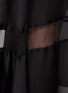  - SACAI - Flap Pocket Sheer Panel Suiting Dress