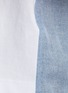  - SACAI - Hybrid Light Wash Denim T-Shirt