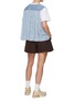 Figure View - Click To Enlarge - SACAI - Hybrid Light Wash Denim T-Shirt