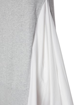  - SACAI - Hybrid Shirt Interior Cotton T-shirt Dress