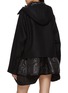 Back View - Click To Enlarge - SACAI - Hybrid Contrast Interior Wool Blouson Jacket