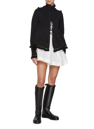 Figure View - Click To Enlarge - SACAI - Knit Blouson Jacket