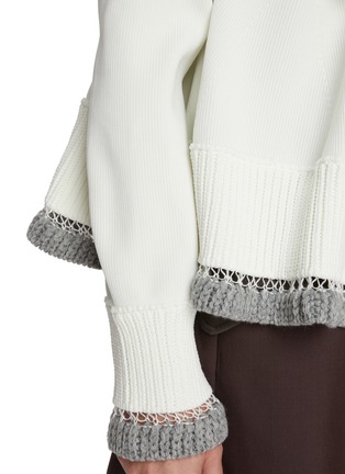  - SACAI - Knit Blouson Jacket