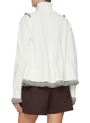 Back View - Click To Enlarge - SACAI - Knit Blouson Jacket