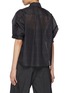 Back View - Click To Enlarge - SACAI - Sheer Glen Check Shirt