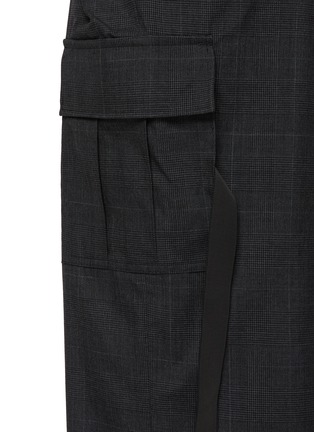  - SACAI - Belted Glen Check Wool Pants