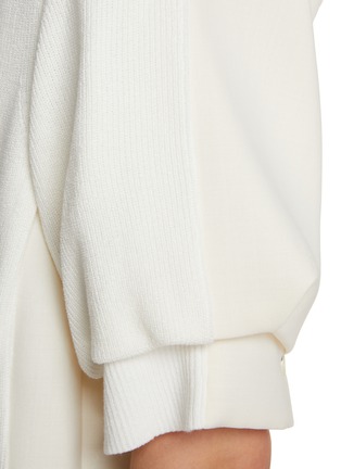  - SACAI - Hybrid Suiting Mix Knit Cardigan