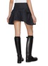 Back View - Click To Enlarge - SACAI - Bubble Hem Dark Wash Denim Shorts