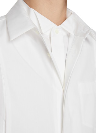  - SACAI - Layered Poplin Shirt