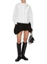 Figure View - Click To Enlarge - SACAI - Layered Poplin Shirt
