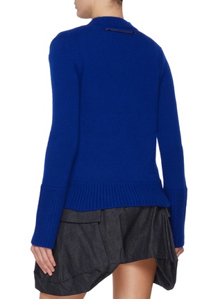 Back View - Click To Enlarge - SACAI - Wool Knit Cardigan