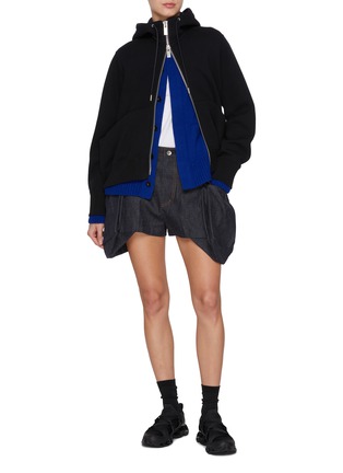 Figure View - Click To Enlarge - SACAI - Wool Knit Cardigan