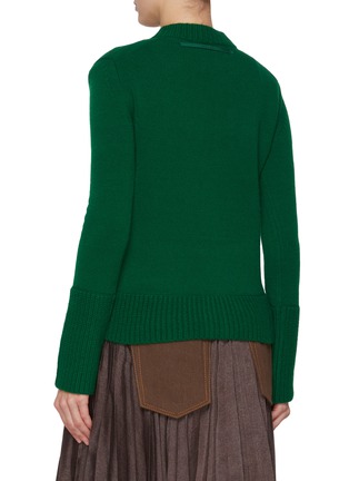 Back View - Click To Enlarge - SACAI - Wool Knit Cardigan