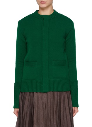 Main View - Click To Enlarge - SACAI - Wool Knit Cardigan