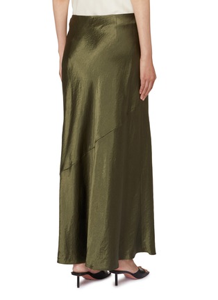 Back View - Click To Enlarge - VINCE - Panelled Bias Cut Maxi Skirt