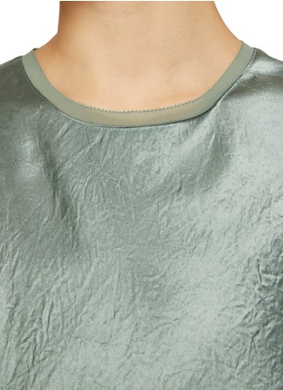  - VINCE - Crewneck Cap Sleeve Slip Dress