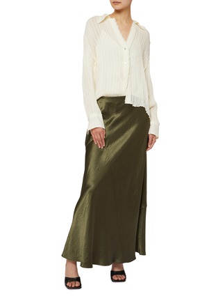 Figure View - Click To Enlarge - VINCE - Crushed Stripe Shirt