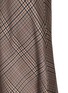  - VINCE - Shaped Hem Plaid Midi Skirt