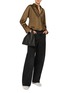 Figure View - Click To Enlarge - VINCE - Bias Cut Long Sleeve Blouse