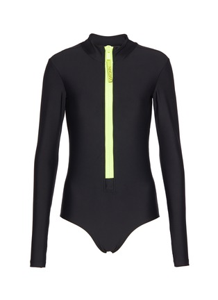Main View - Click To Enlarge - WATSKIN - Ryann Mock Neck Bodysuit