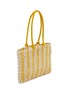 Detail View - Click To Enlarge - CLARE V - Sandy Cotton Leather Tote Bag