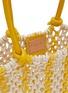 Detail View - Click To Enlarge - CLARE V - Sandy Cotton Leather Tote Bag