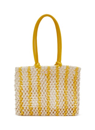 Main View - Click To Enlarge - CLARE V - Sandy Cotton Leather Tote Bag