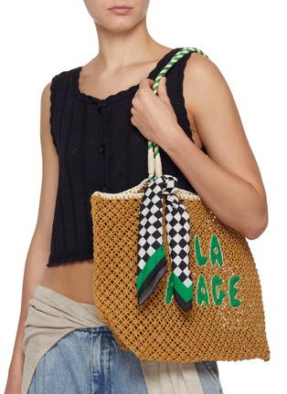 Front View - Click To Enlarge - CLARE V - Checkered Bandana